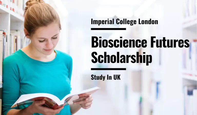 Bioscience Futures Scholarship for International Students in UK
