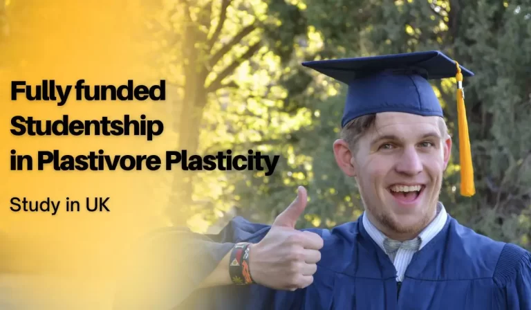 Fully-Funded Studentship in Plastivore Plasticity, UK