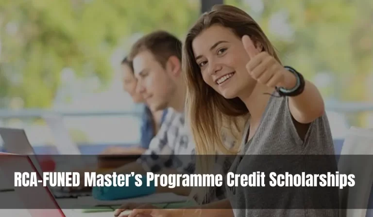 RCA–FUNED Master’s Programme Credit Scholarships in United Kingdom